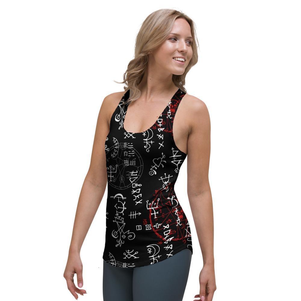 Witch Women's Racerback Tank Top-grizzshop