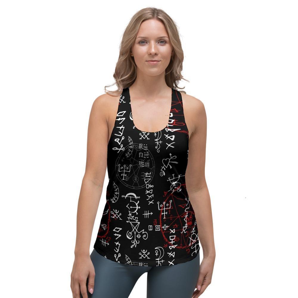 Witch Women's Racerback Tank Top-grizzshop