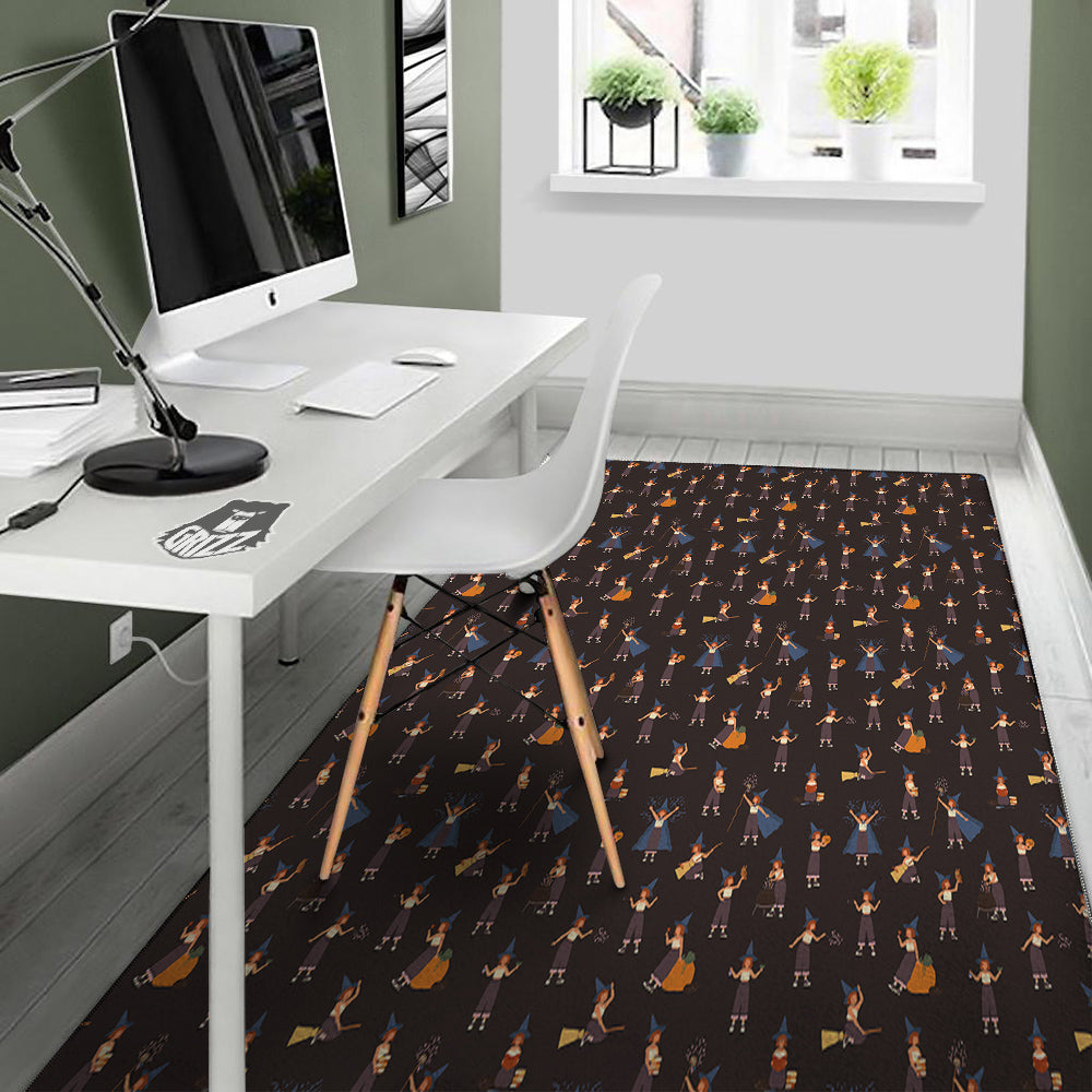 Wizard Cute Print Pattern Floor Mat-grizzshop