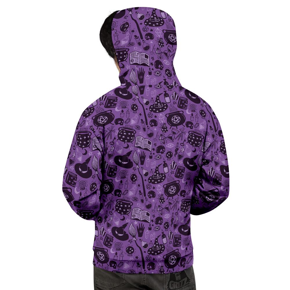 Wizard Magic Print Pattern Men's Hoodie-grizzshop