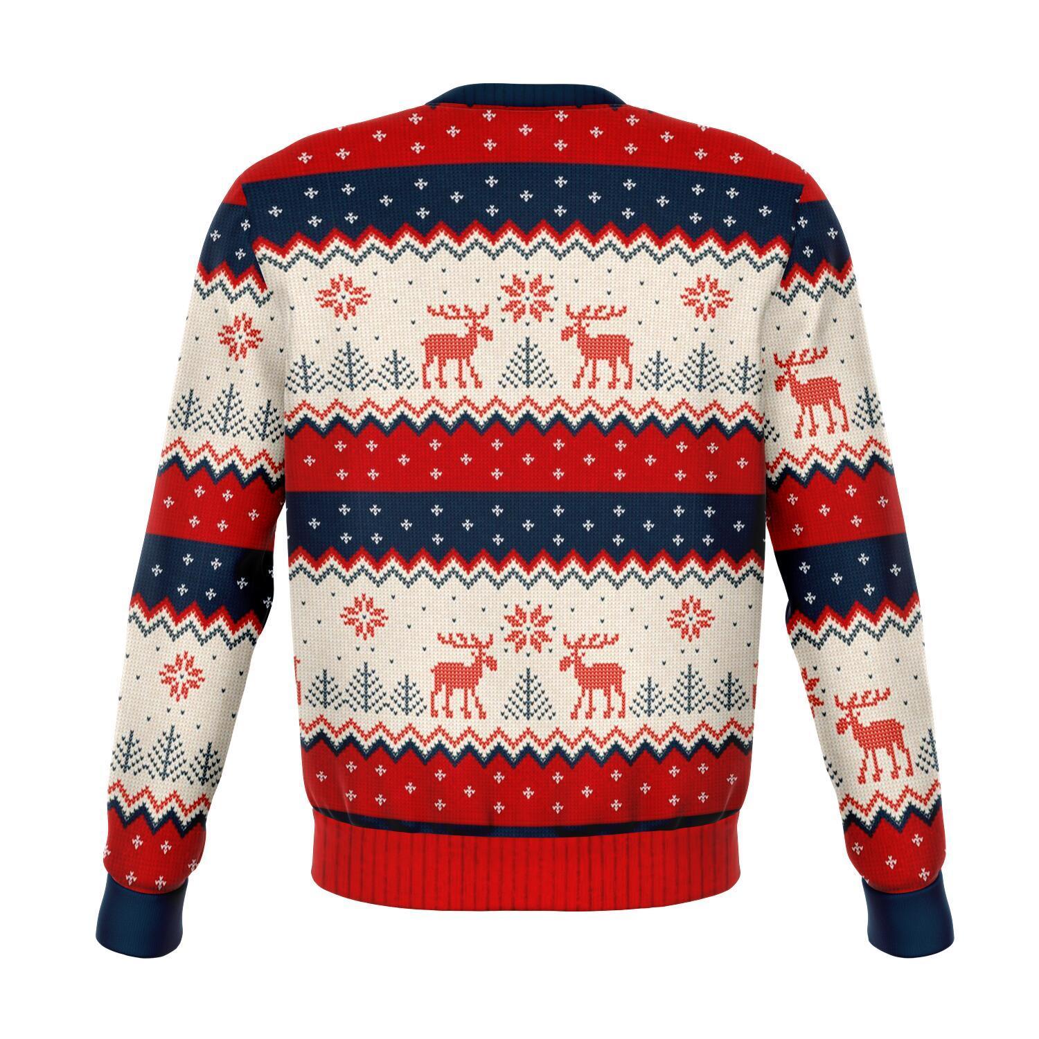 Woman Yelling at Smudge the Cat Meme V1 Christmas Ugly Sweater-grizzshop