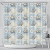 World Print Map Pattern Bathroom Shower Curtain-grizzshop