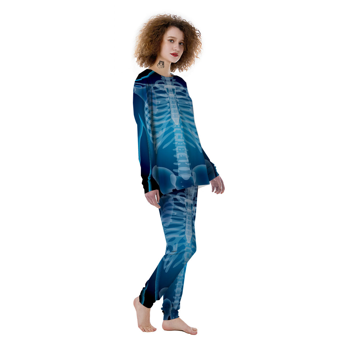 X-Ray Film Radiologist Print Women's Pajamas-grizzshop