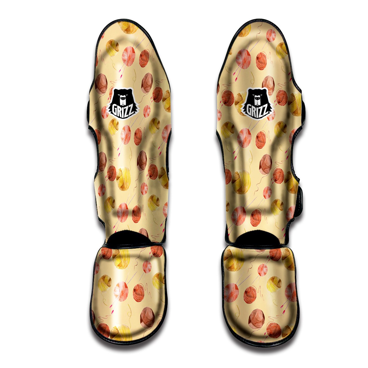 Melted Ice Cream Print Pattern Muay Thai Shin Guards main image 1