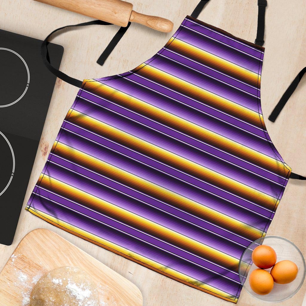 Yellow And Purple Mexican Baja Women's Apron-grizzshop