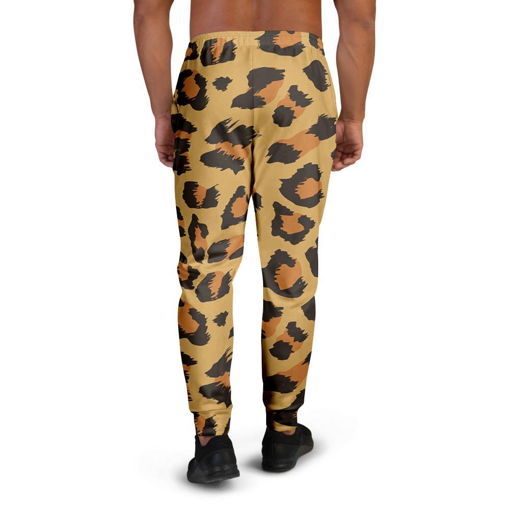Yellow Cheetah Men's Joggers-grizzshop