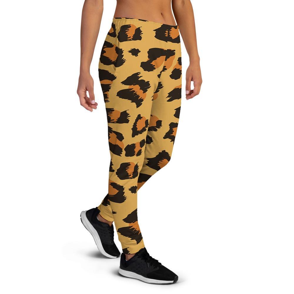 Yellow Cheetah Women's Joggers-grizzshop