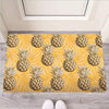 Yellow Hawaiian Pineapple Print Door Mat-grizzshop