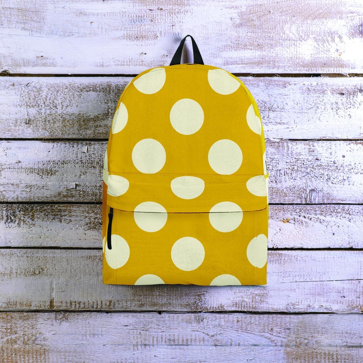 Yellow Polka Dot Backpack-grizzshop