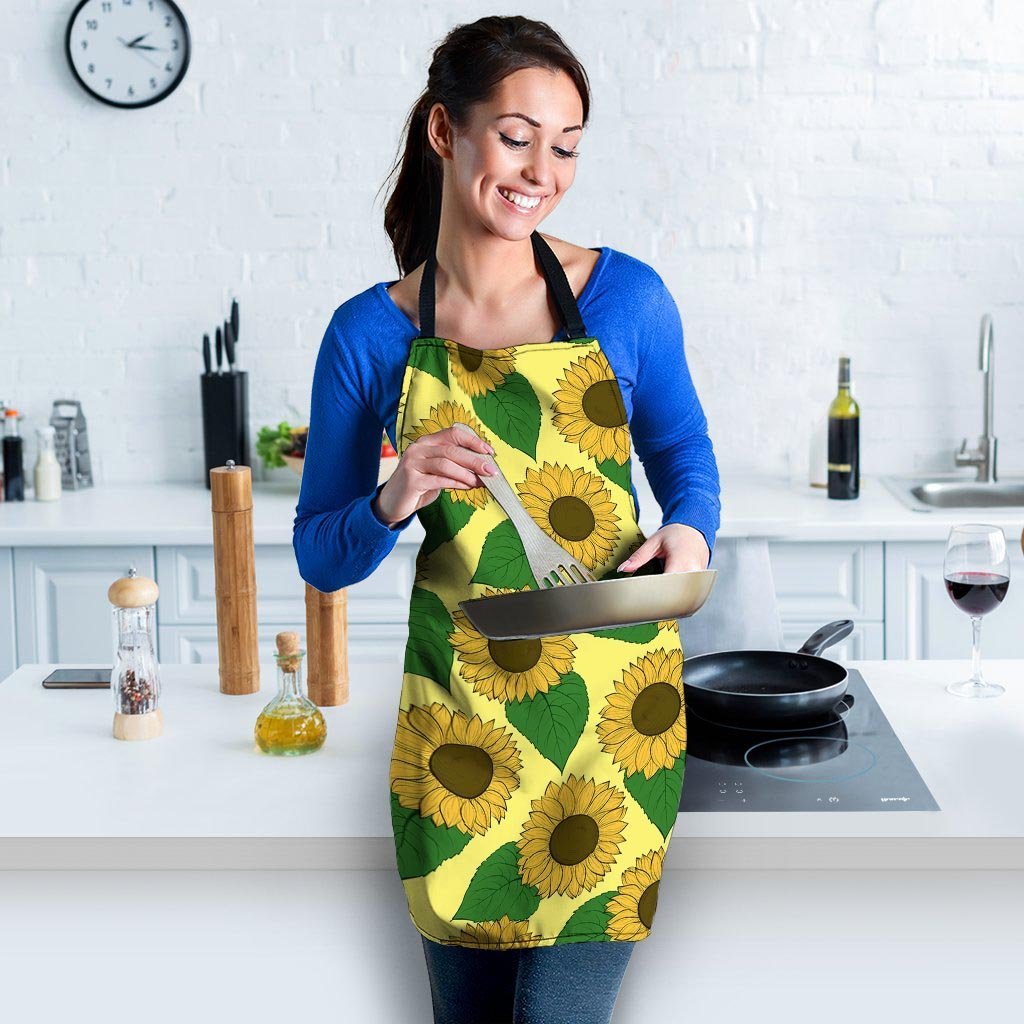 Yellow Sunflower Women's Apron-grizzshop