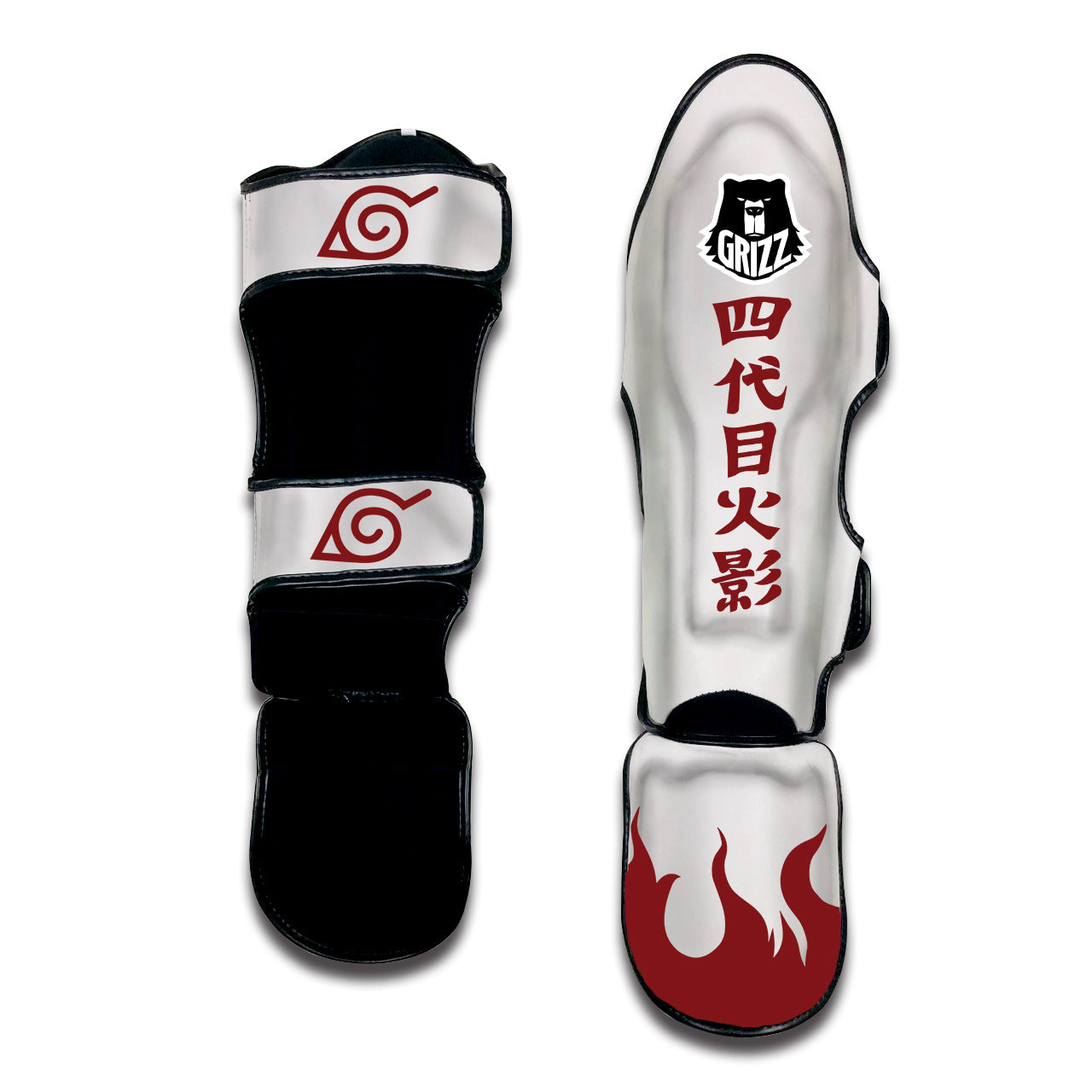 Yondaime Fourth Hokage Muay Thai Shin Guards-grizzshop
