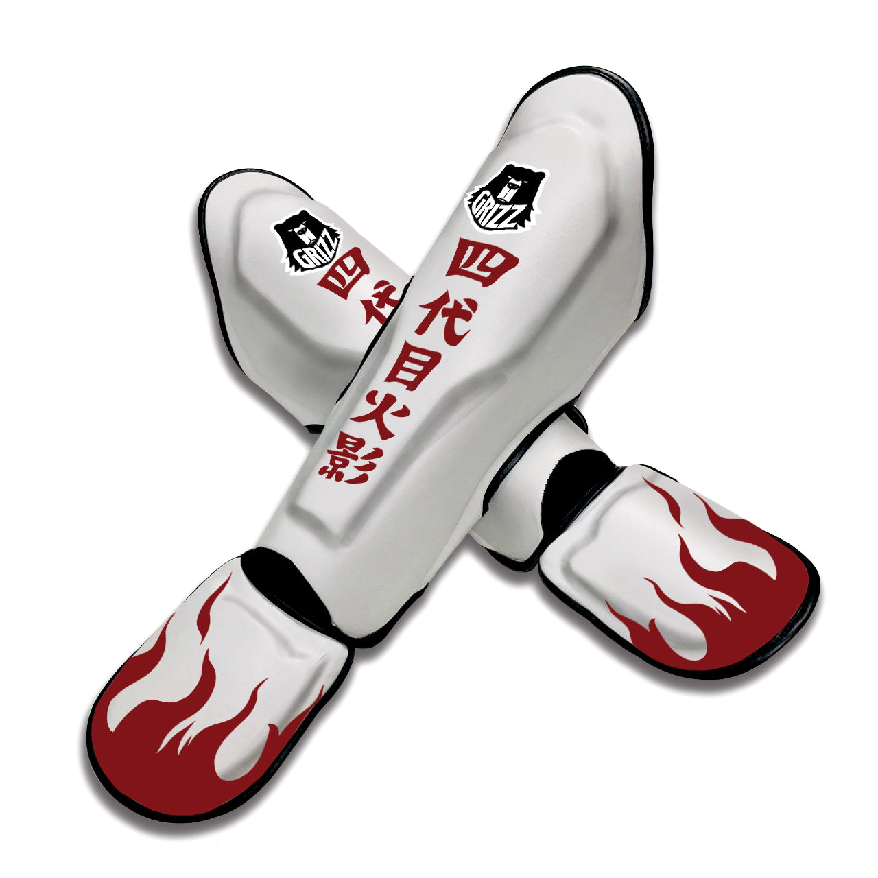 Yondaime Fourth Hokage Muay Thai Shin Guards-grizzshop