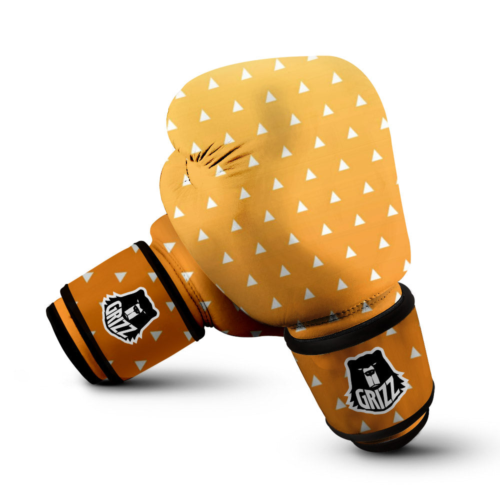 Zenitsu Print Pattern Boxing Gloves-grizzshop
