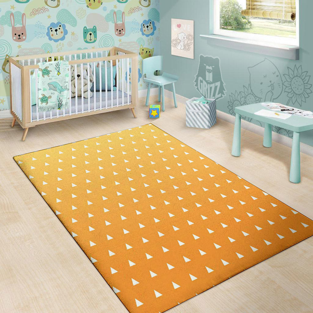 Zenitsu Print Pattern Floor Mat-grizzshop