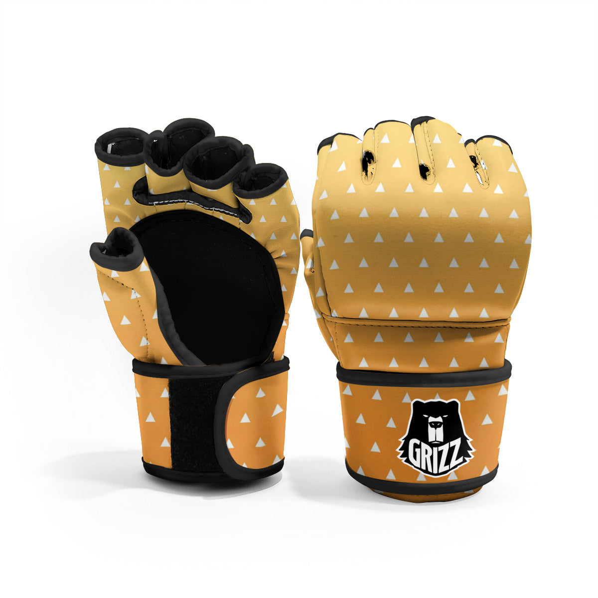 Zenitsu Print Pattern MMA Gloves-grizzshop