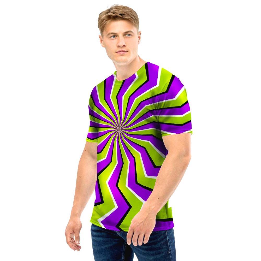 Zigzag Optical illusion Men T Shirt-grizzshop