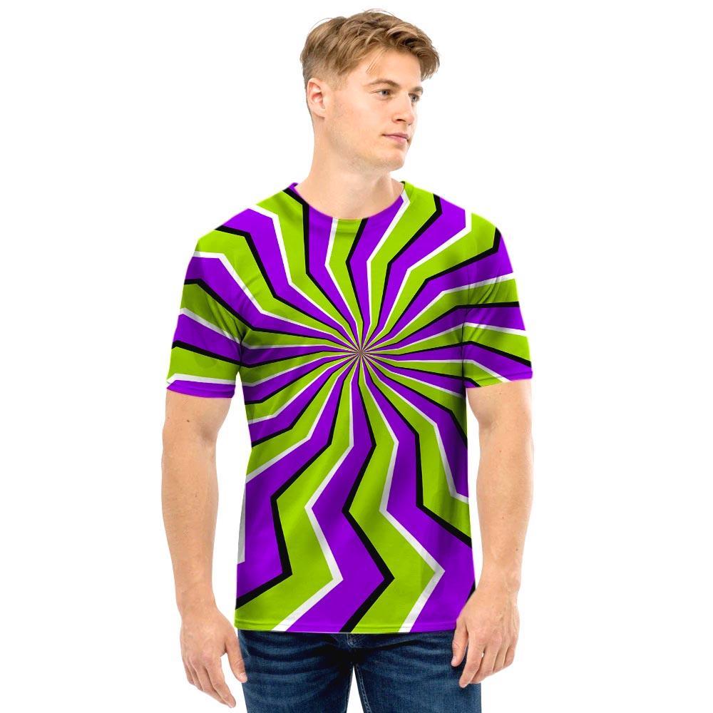 Zigzag Optical illusion Men T Shirt-grizzshop