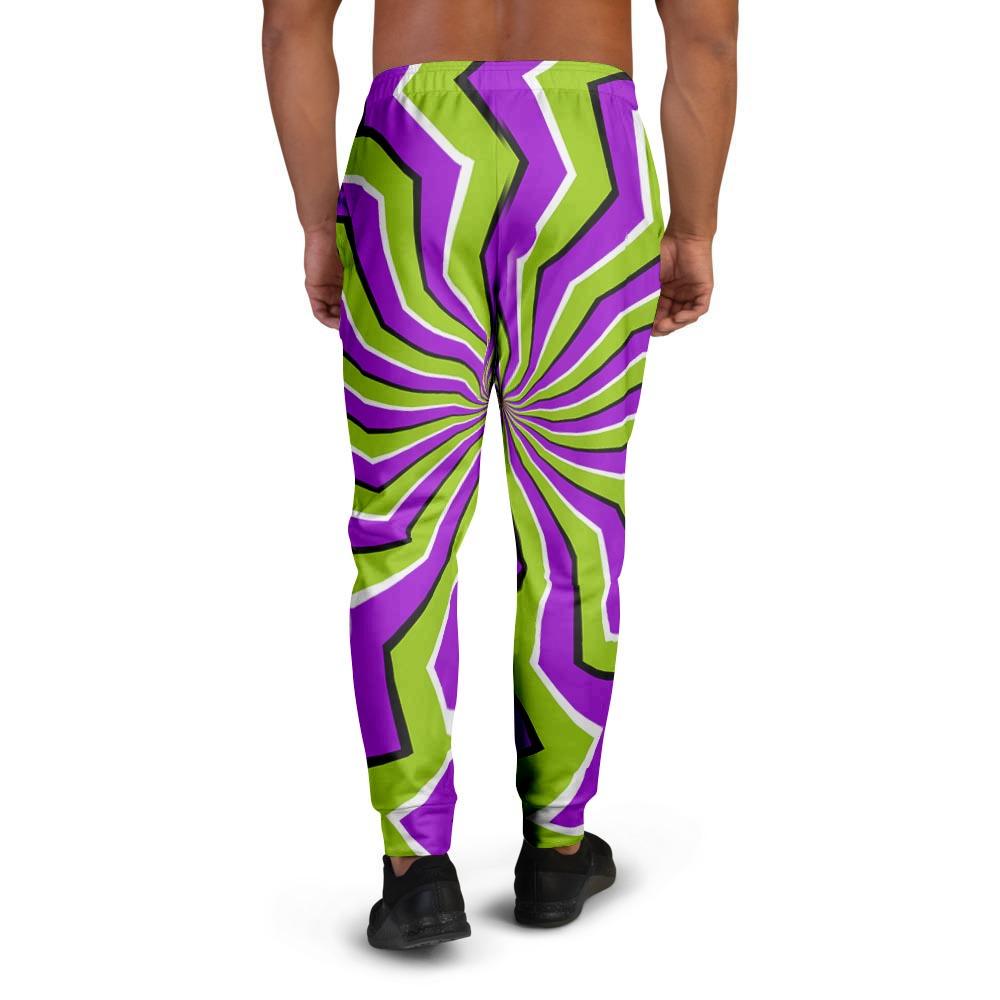 Zigzag Optical illusion Men's Joggers-grizzshop