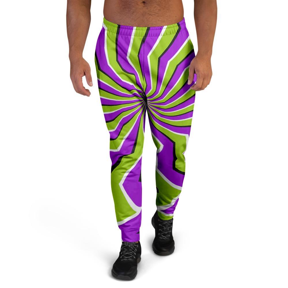 Zigzag Optical illusion Men's Joggers-grizzshop
