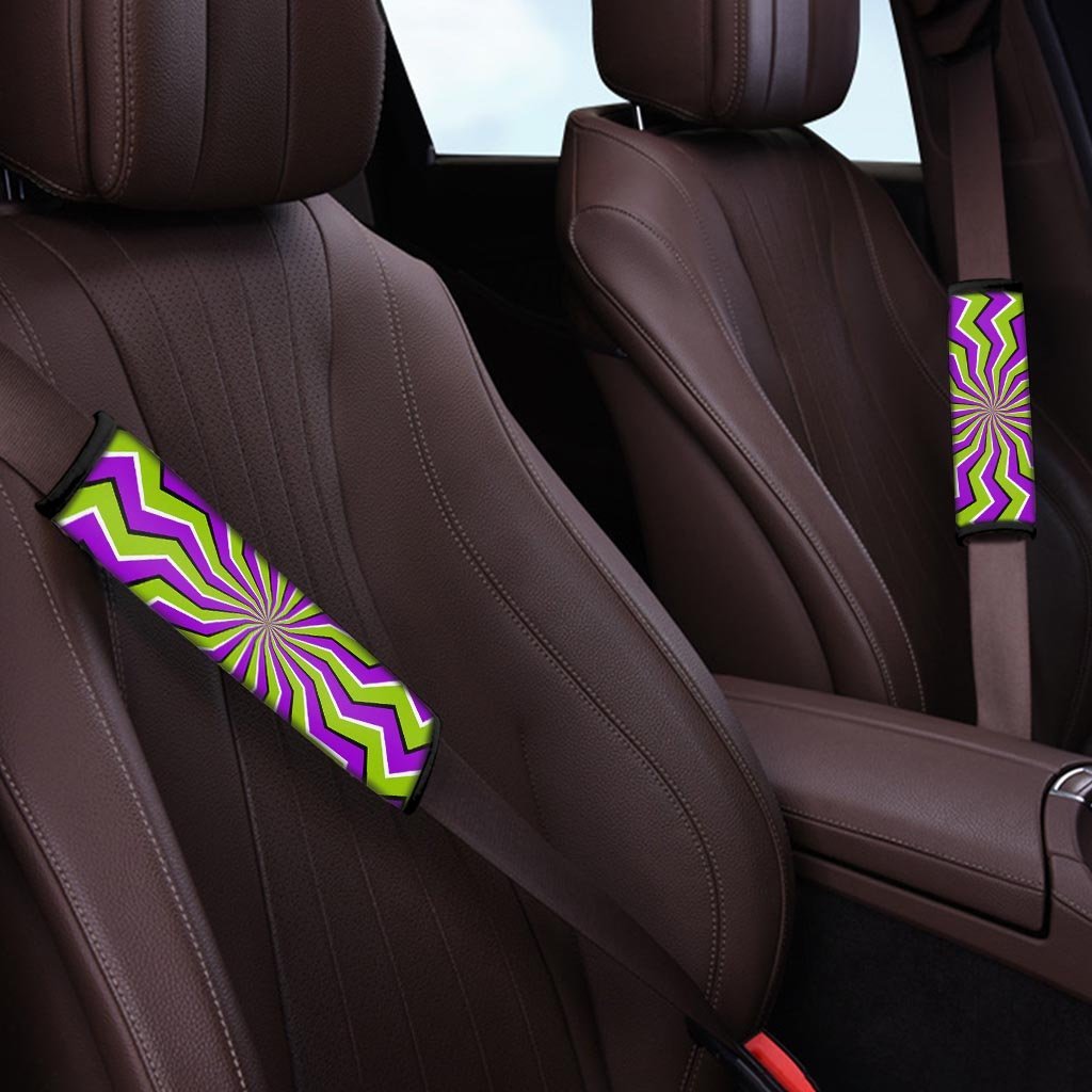 Zigzag Optical illusion Seat Belt Cover-grizzshop