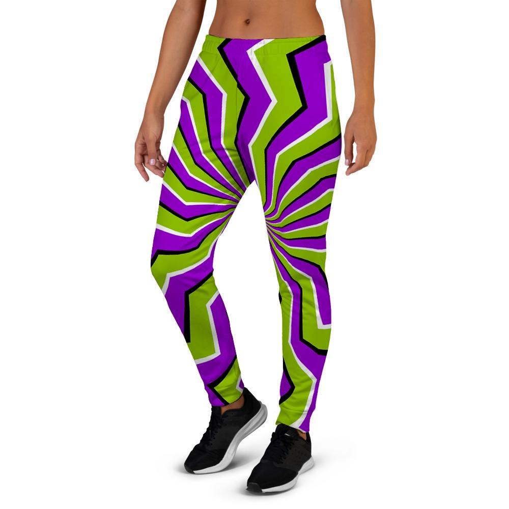 Zigzag Optical illusion Women's Joggers-grizzshop