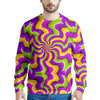 Zigzag Psychedelic Optical illusion Men's Sweatshirt-grizzshop