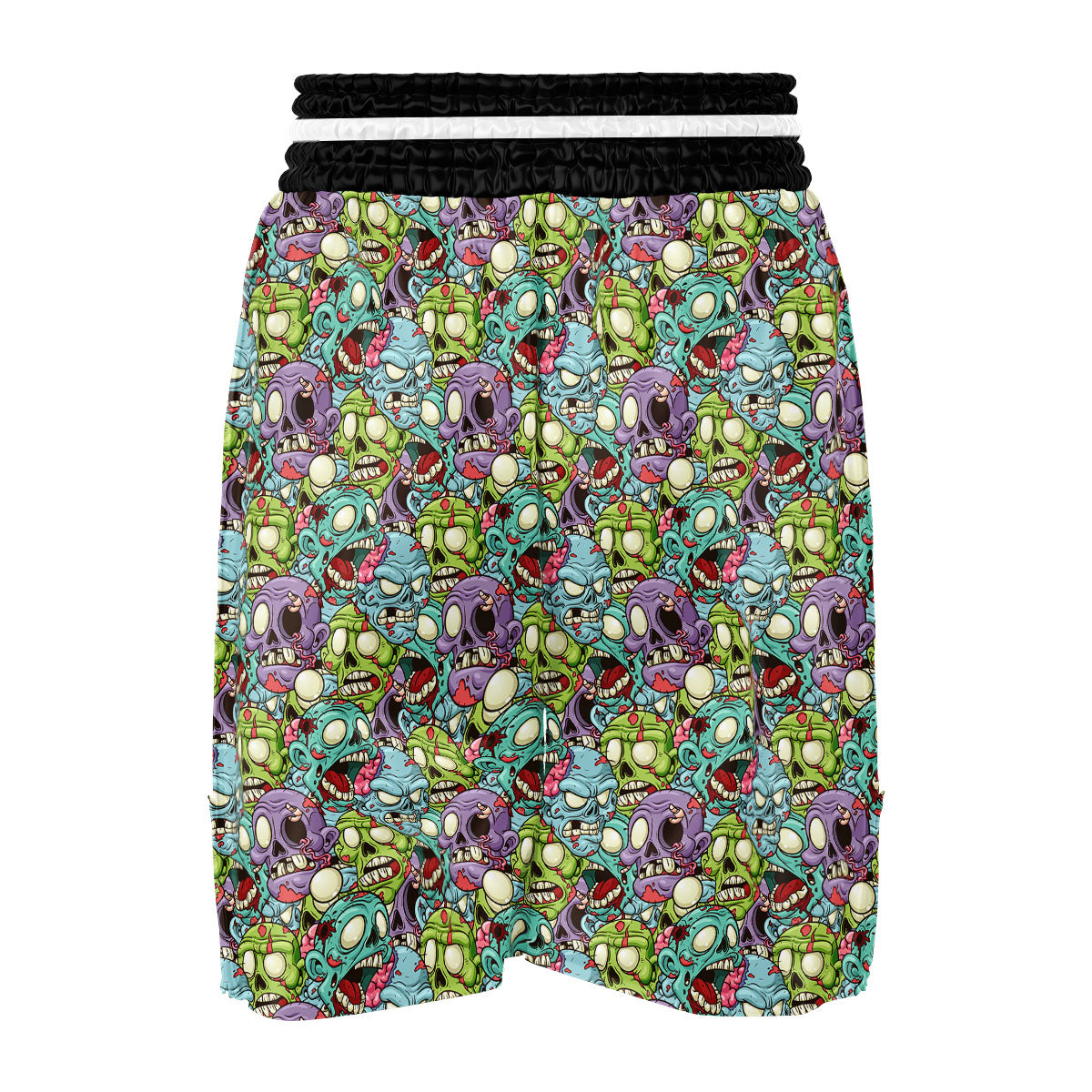 Zombie Bloody Print Pattern Boxing Shorts-grizzshop