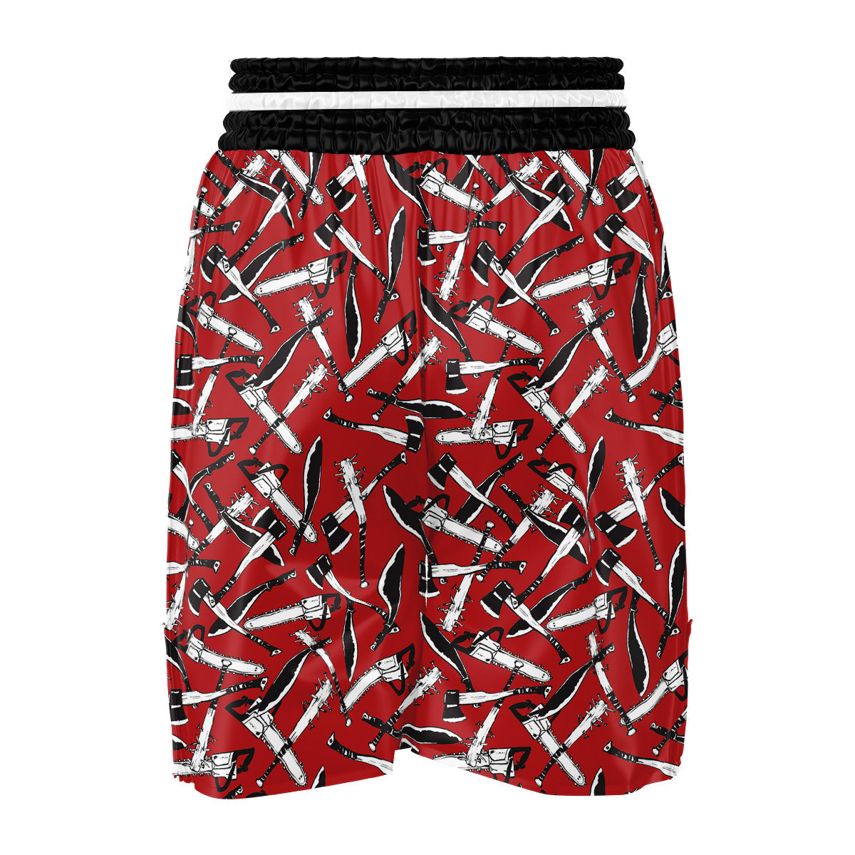 Zombie Killer Weapon Print Pattern Boxing Shorts-grizzshop