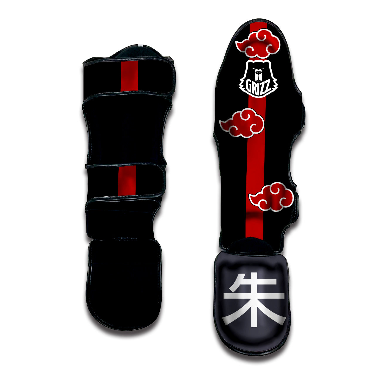 Itachi Akatsuki Muay Thai Shin Guards