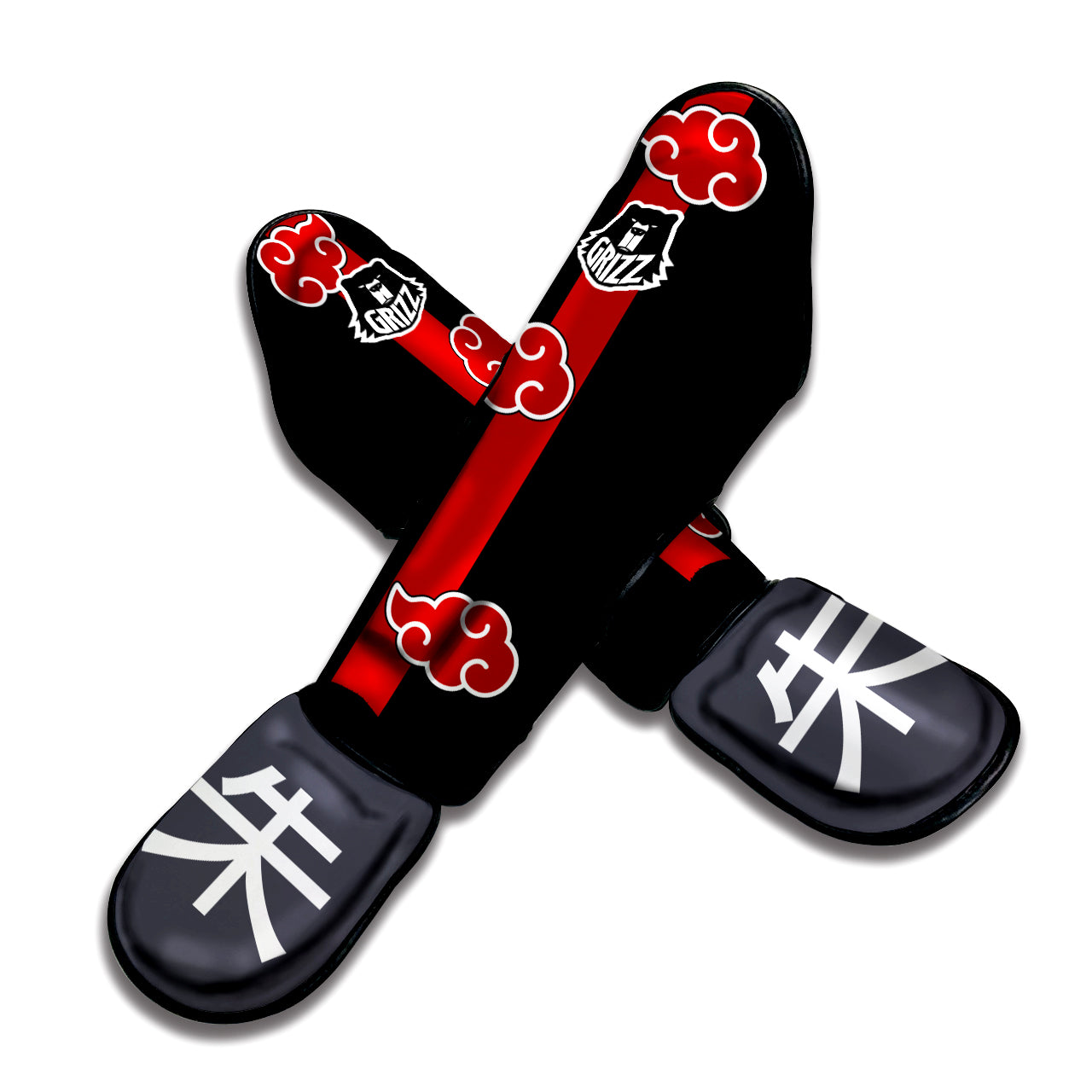 Itachi Akatsuki Muay Thai Shin Guards