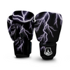 Lightning White Purple Electric Print Boxing Glove-grizzshop