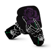 Tattoo Dark Purple Roses Print Boxing Glove-grizzshop