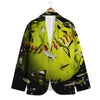 3D Baseballs Print Men's Blazer-grizzshop