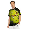 3D Baseballs Print Men's Golf Shirts-grizzshop