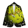 3D Baseballs Print Men's Sport Coat-grizzshop