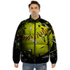 3D Baseballs Print Puffer Jacket-grizzshop