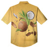 3D Coconut Print Button Up Shirt-grizzshop