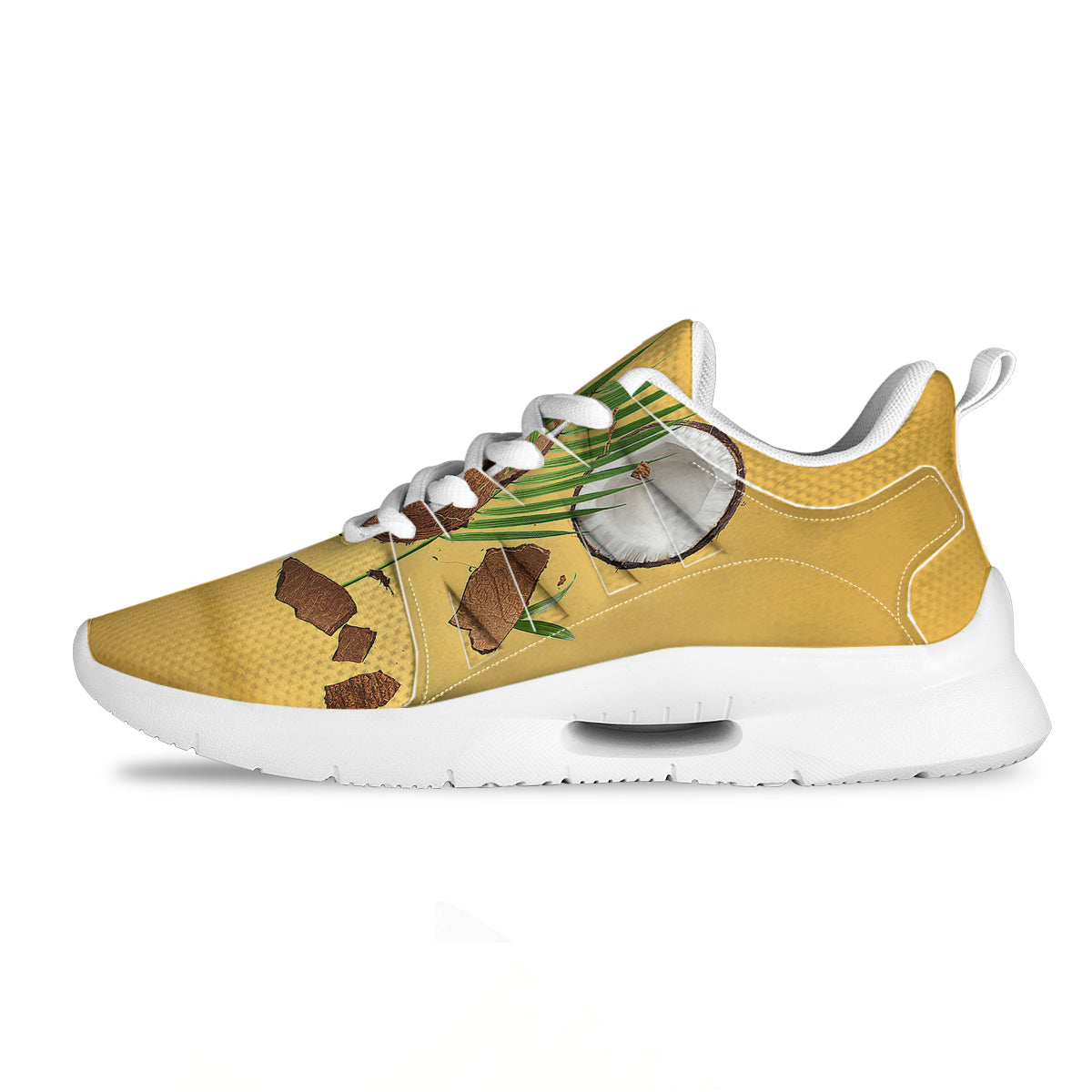 3D Coconut Print Tennis Shoes-grizzshop