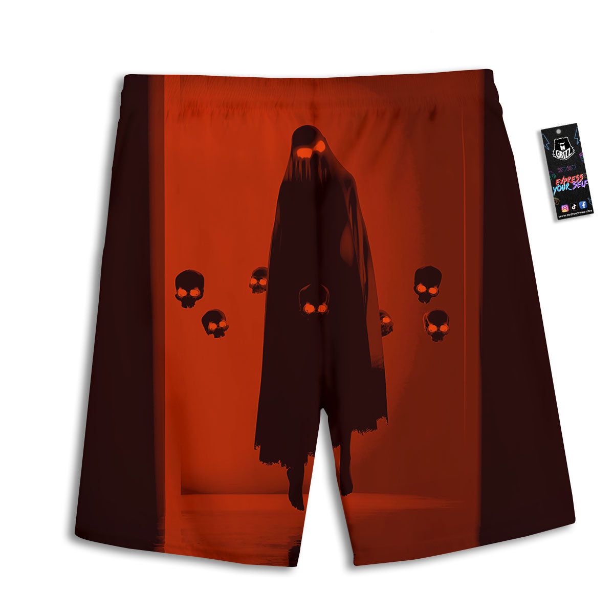 3D Kiwi Print Men's Athletic Shorts