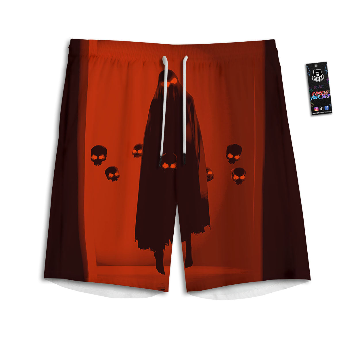 3D Kiwi Print Men's Athletic Shorts