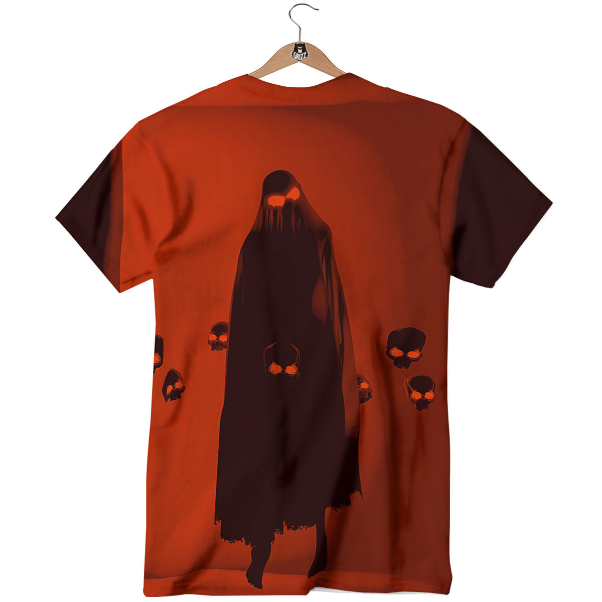 3D Ghost In The Darkness Print T-Shirt-grizzshop