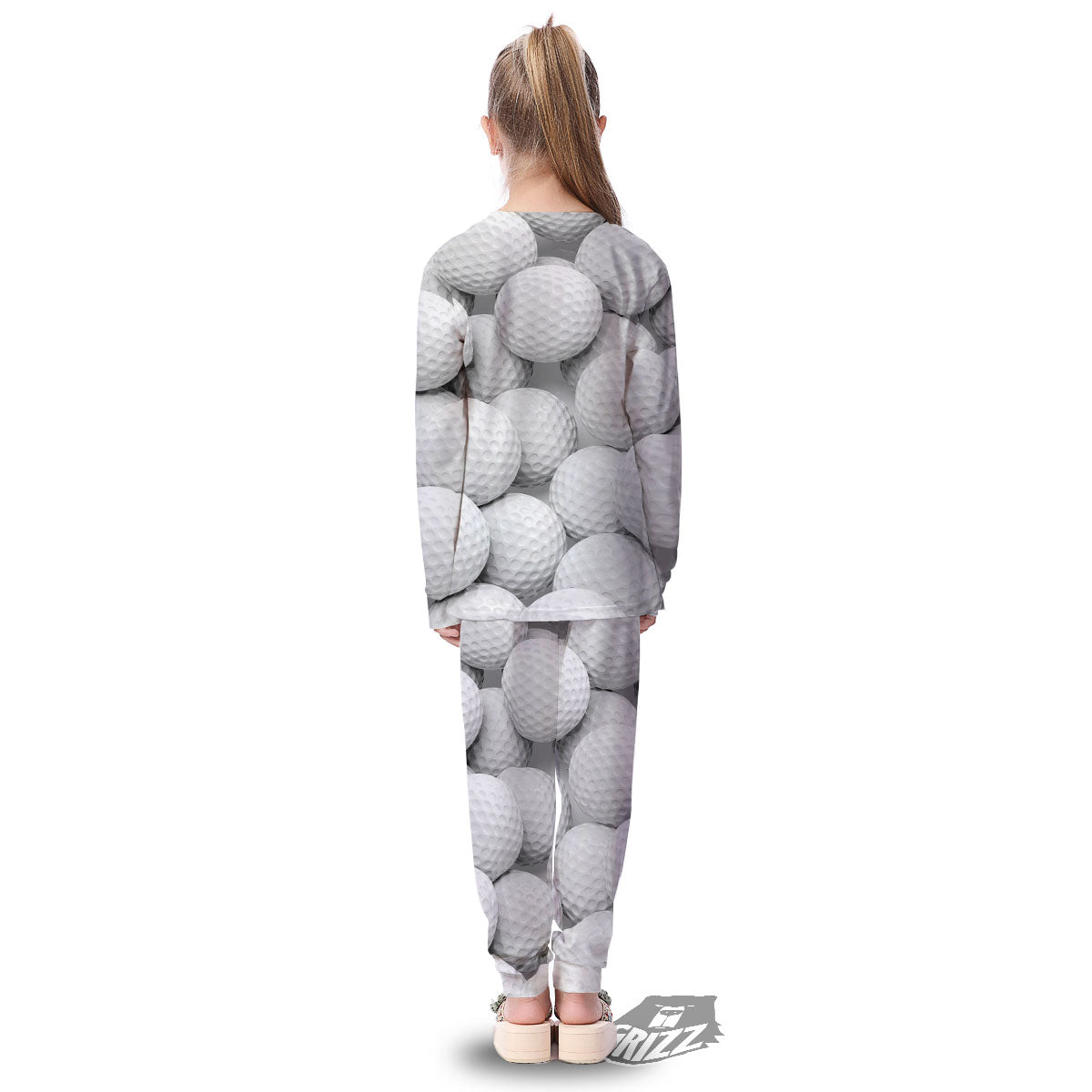 3D Golf Ball Print Kid's Pajamas-grizzshop