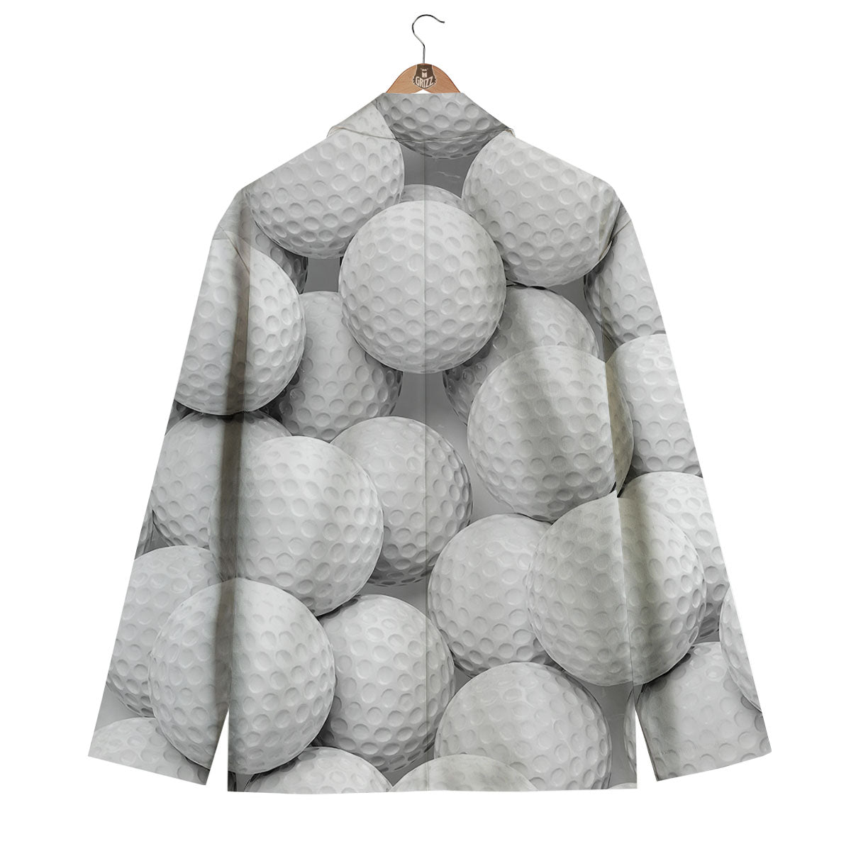 3D Golf Ball Print Men's Blazer-grizzshop