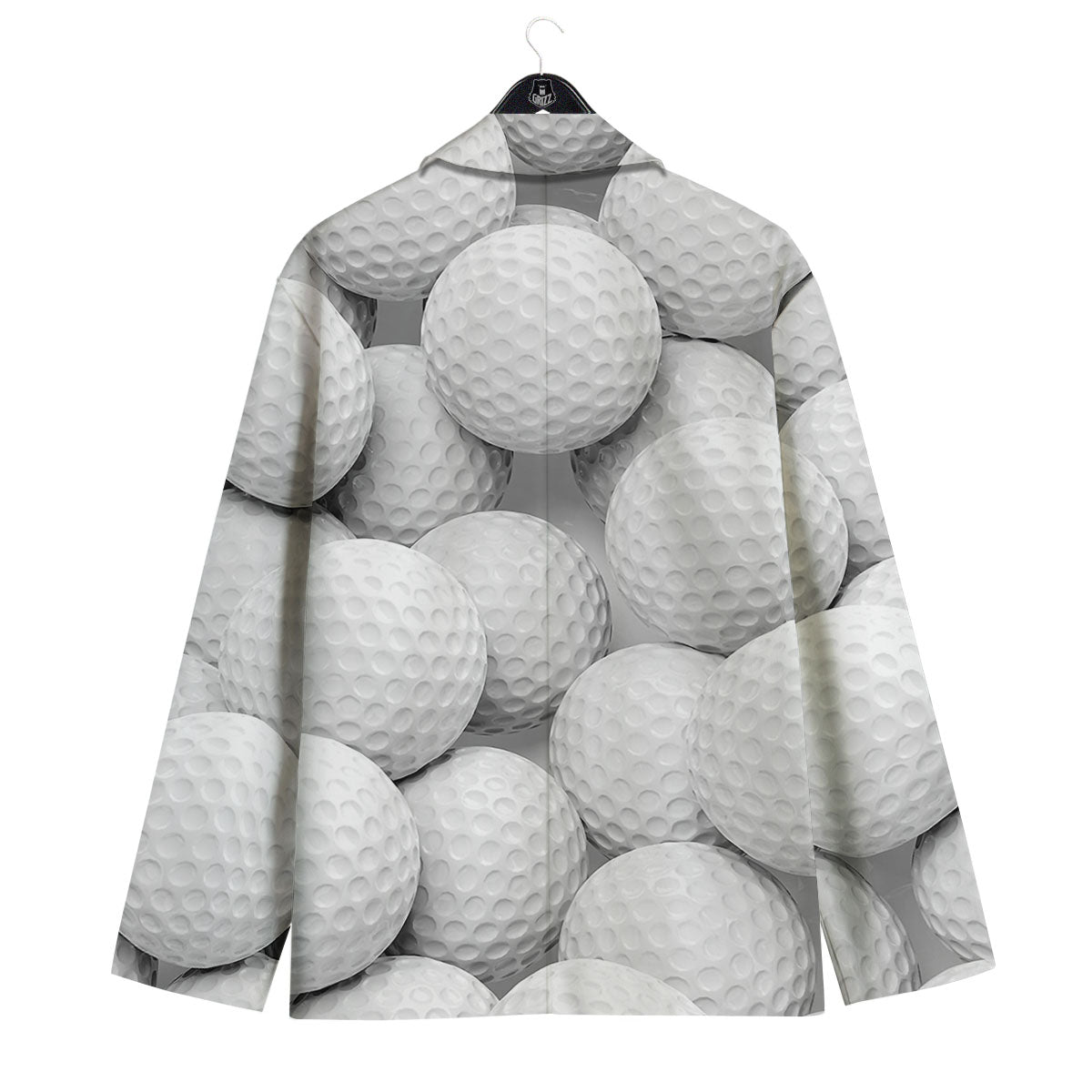 3D Golf Ball Print Men's Sport Coat-grizzshop