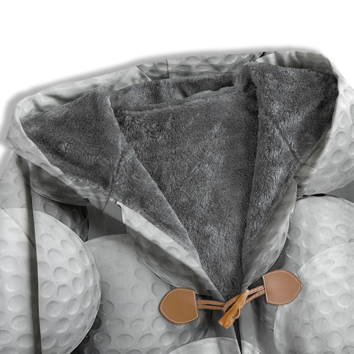 3D Golf Ball Print Men's Windbreaker Jacket-grizzshop