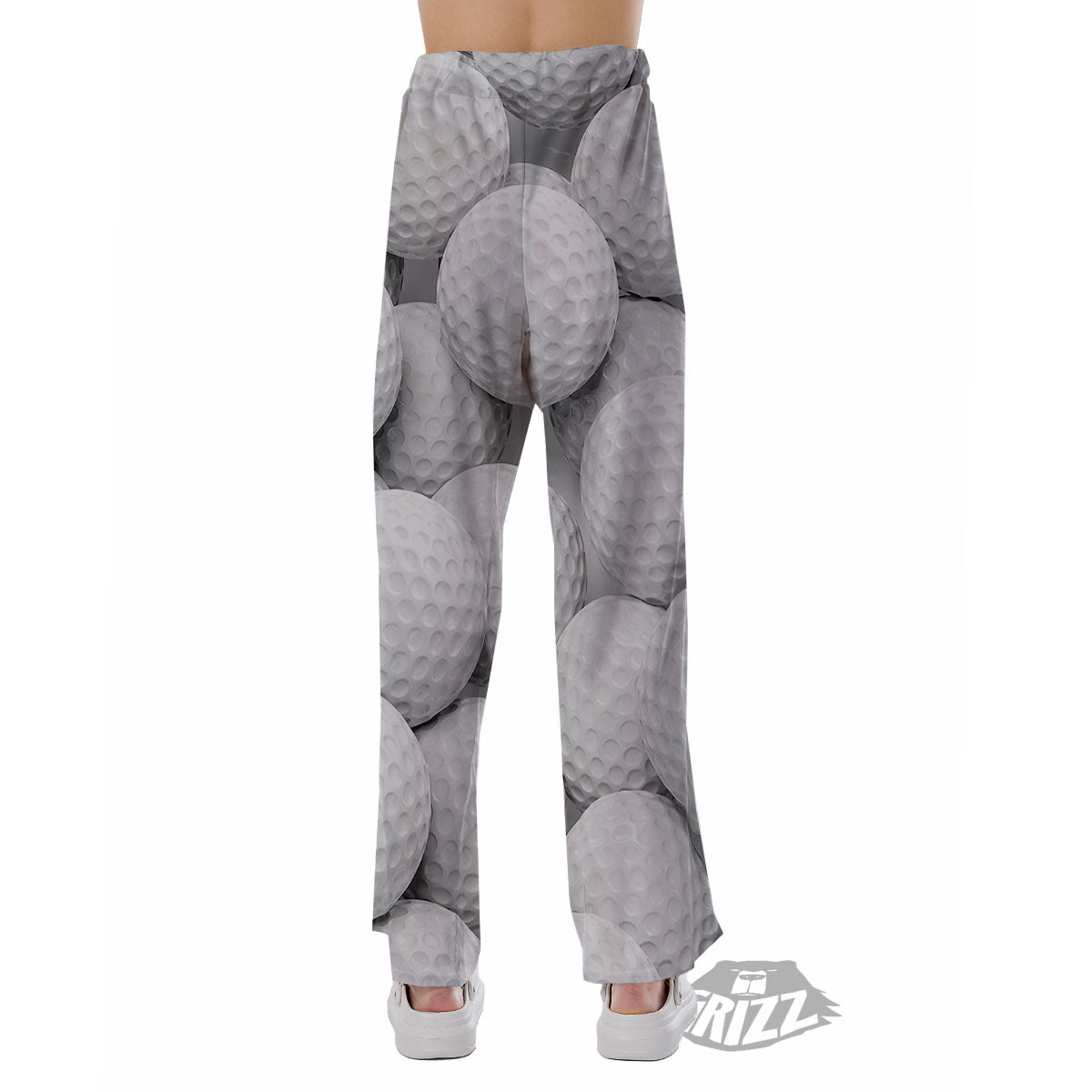 3D Golf Ball Print Pajama Pants-grizzshop