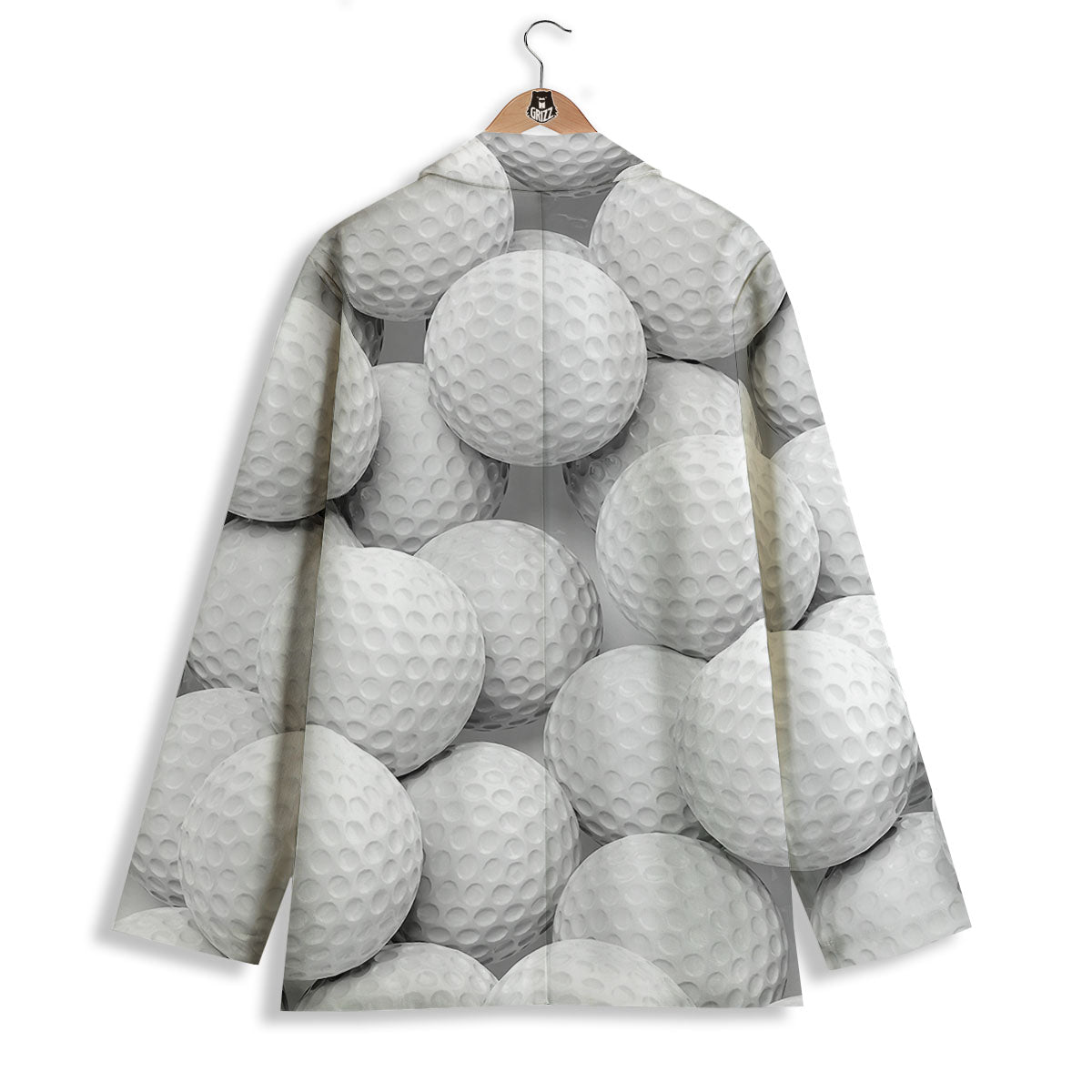 3D Golf Ball Print Women's Blazer-grizzshop