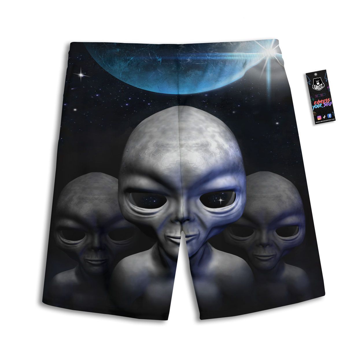 Acid Melt Pastel Print Men's Athletic Shorts