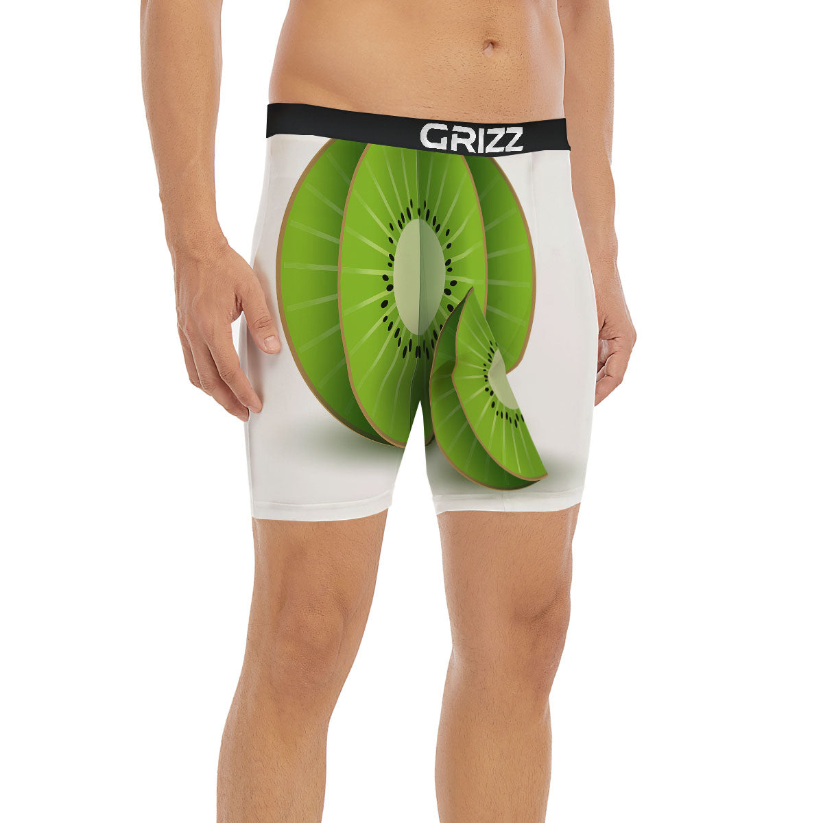 3D Kiwi Print Boxer Briefs-grizzshop