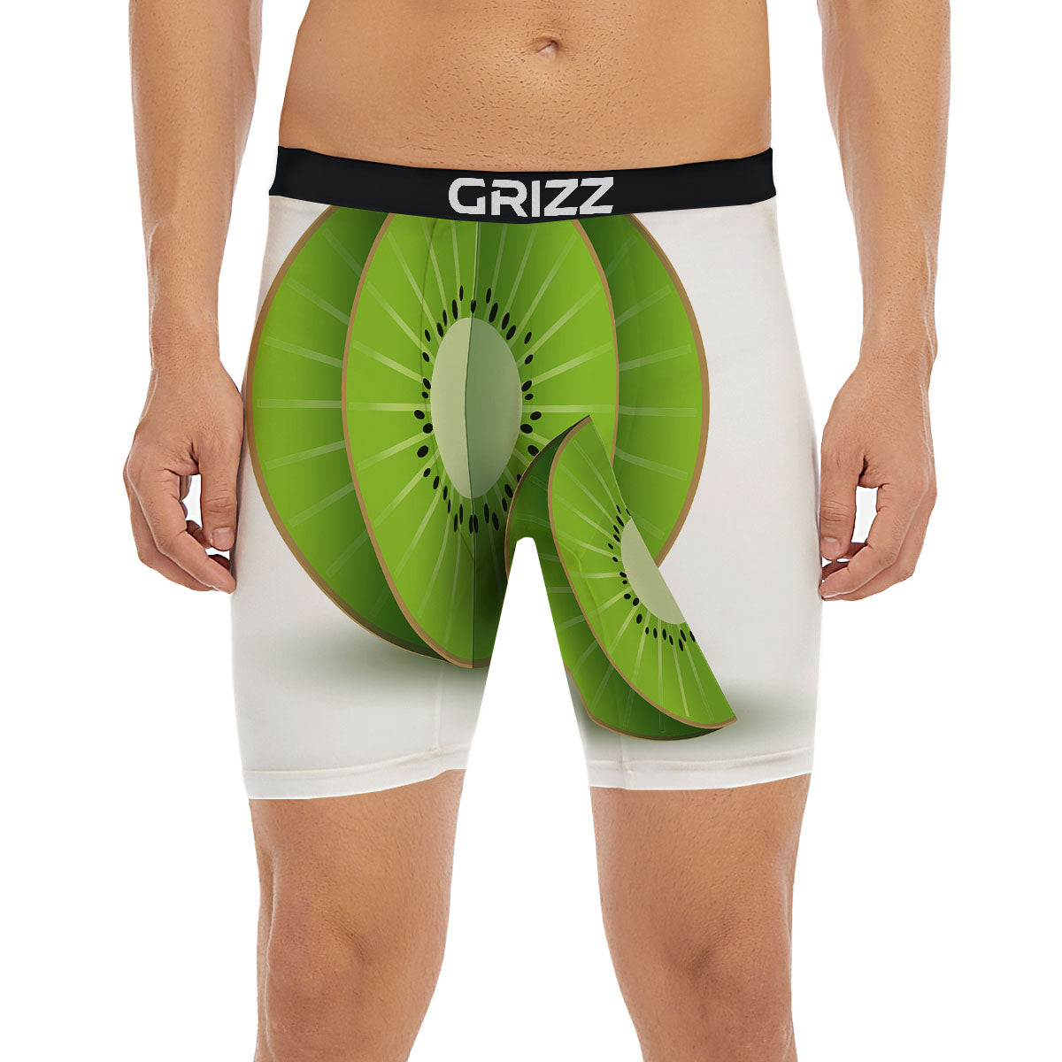 3D Kiwi Print Boxer Briefs-grizzshop